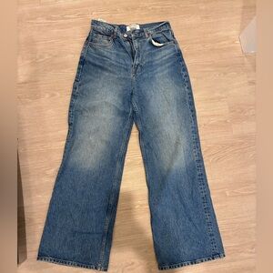 Reformation high rise wide leg jeans